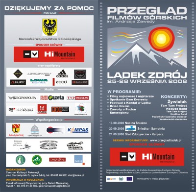 Przegląd Filmów Górskich w Lądku Zdroju - 0