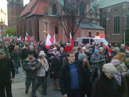 Antyrządowe okrzyki podczas marszu - 0
