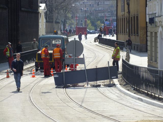 Ostatnie prace na Moście Młyńskim - 9