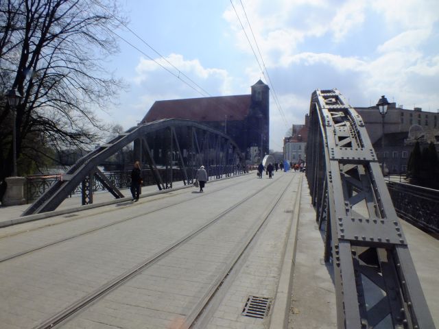 Tramwaje na Mostach Młyńskich - fot. archiwum prw.pl