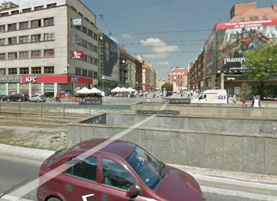 Przejście Świdnickie do likwidacji - Fot. Google Maps