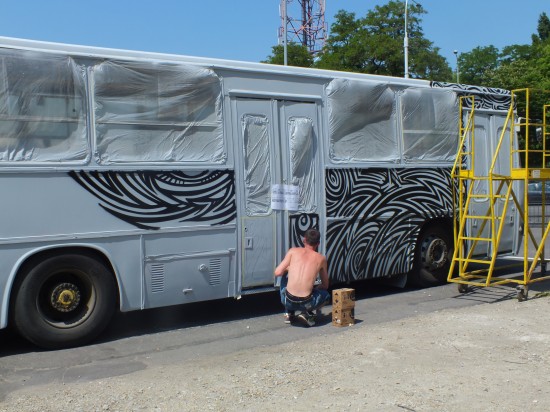 Sprayem po autobusie (Zdjęcia) - 3