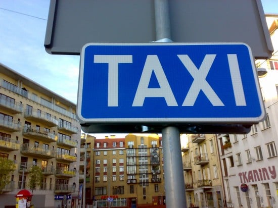 Taksówkarze na ulicach - Fot. archiwum prw.pl