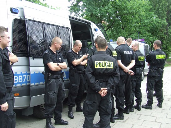 Tysiące policjantów we Wrocławiu - fot. archiwum prw.pl