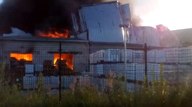Gigantyczny pożar w Lubaniu (Zobacz) - 2