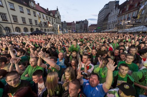 Śląsk i kibice opanowali Rynek! - 110