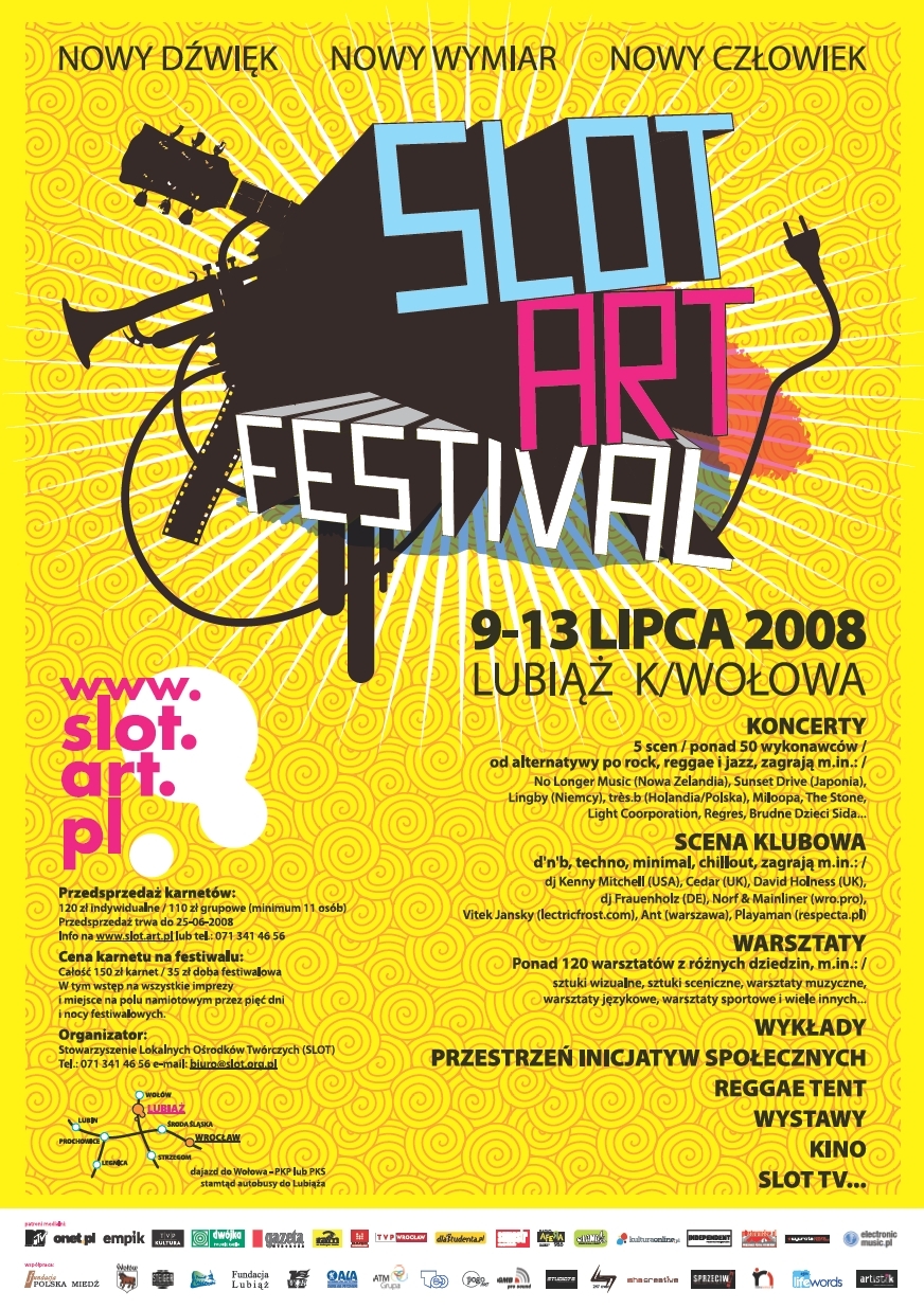 Slot Art Festival 2008, 9-13 lipca - 