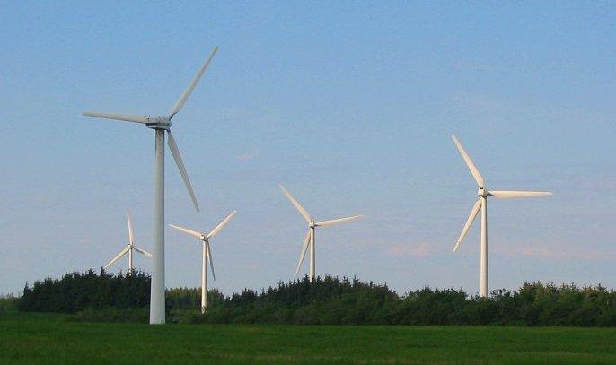 Turbiny wiatrowe kością niezgody - Fot. Wikipedia