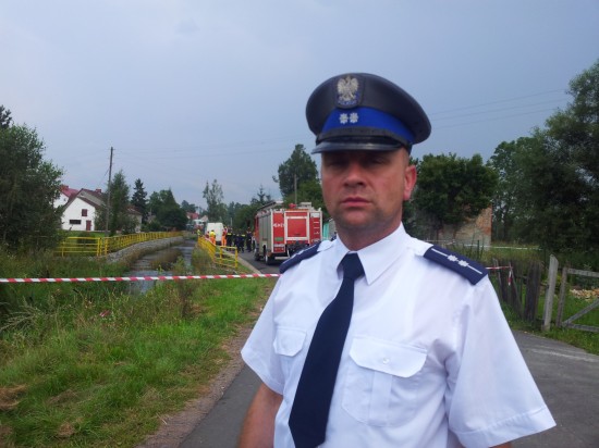 Tragedia koło Kamiennej Góry - Fot. Piotr Słowiński