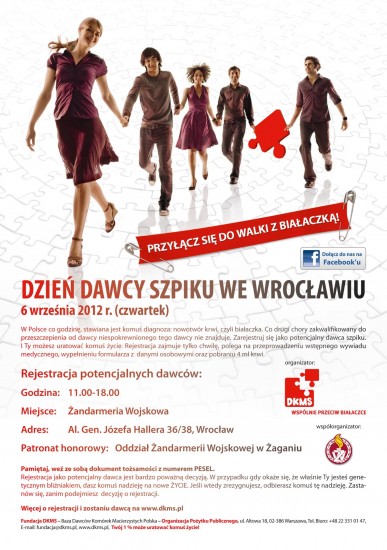 Dzień Dawcy Szpiku we Wrocławiu  - 