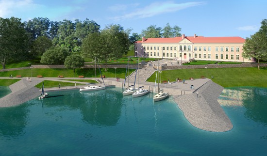 Port jachtowy w Brzegu Dolnym - fot. UM Brzeg Dolny 