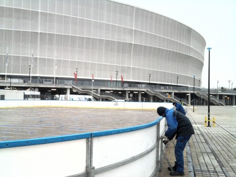 Lodowisko przy stadionie już tuż, tuż - 0