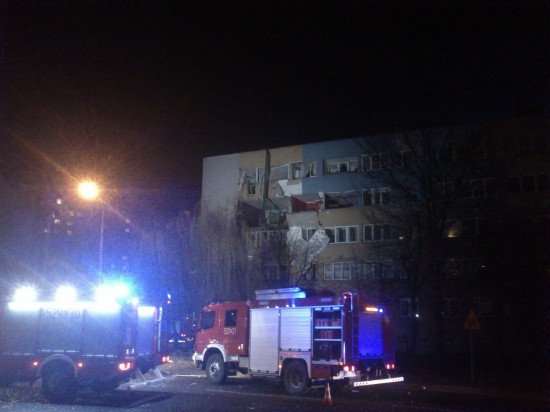 Wybuch gazu w Oławie (Zobacz) - fot. Słuchacz Radia Wrocław