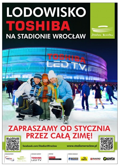 Zapraszamy na lodowisko Toshiba przy Stadionie Wrocław! - 