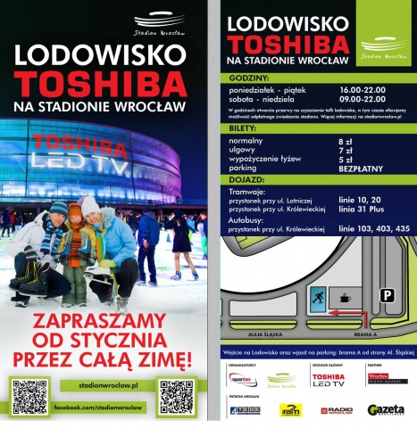 Zapraszamy na lodowisko Toshiba przy Stadionie Wrocław! - 0