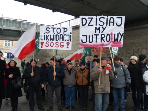 Straż graniczna do likwidacji? Protest - 2