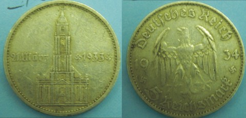 Nazistowskie monety na sprzedaż - 1