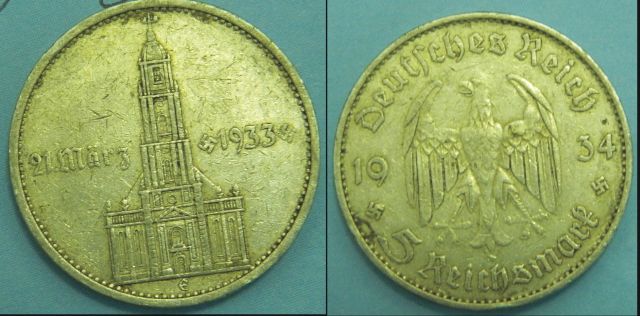 Nazistowskie monety na sprzedaż - 2