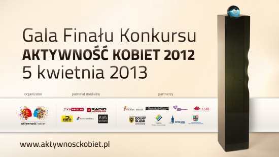 Gala wręczenia nagród w konkursie Aktywność Kobiet 2012 - 