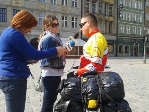 Rowerem przez Europę. Z Wrocławia - 1
