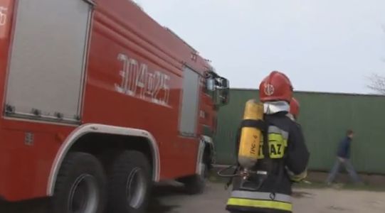 Pożar magazynu we Wrocławiu (Wideo) - fot. prw.pl