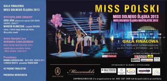 Gala Finałowa Miss Dolnego Śląska 2013 - 