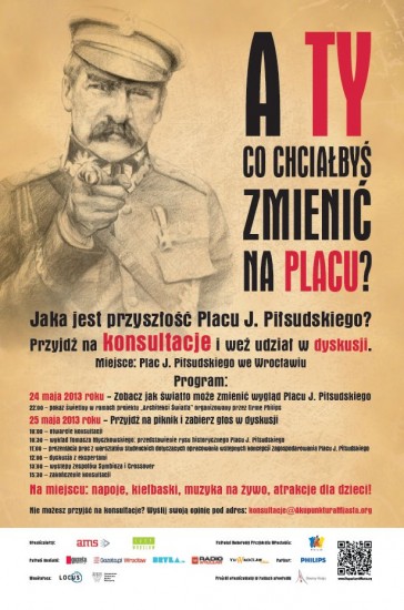 Konsultacje społeczne na Placu J. Piłsudskiego -