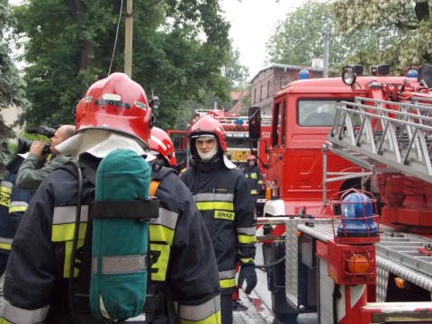 Płonął zabytkowy kościół w Oławie - 6