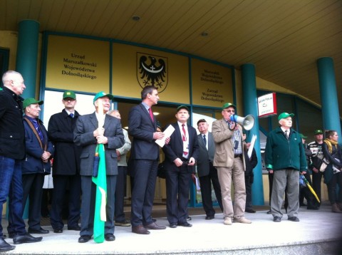 Działkowcy manifestują (ZDJĘCIA) - 1