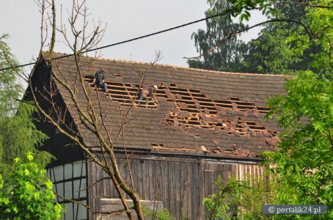 Trąba powietrzna w Chrośnicy (Zdjęcia) - 0