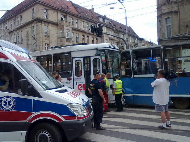 Zderzenie tramwajów (Zdjęcia) - 0