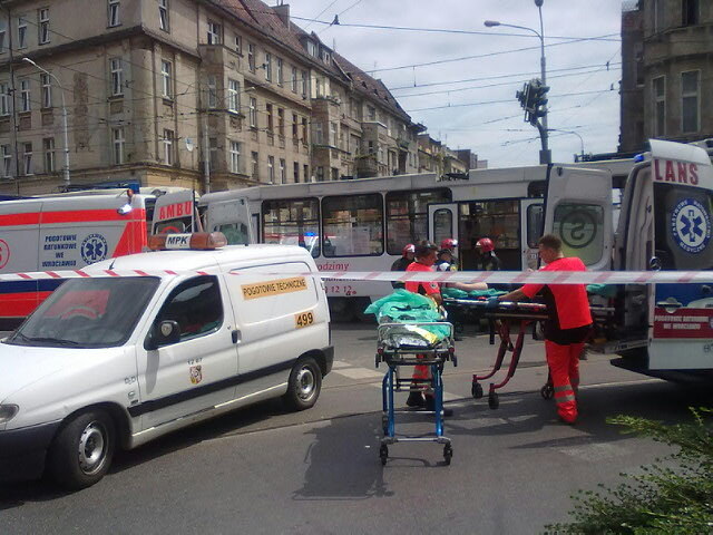 Zderzenie tramwajów (Zdjęcia) - 1