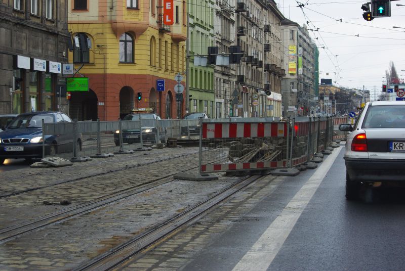 Komunikacyjne trzęsienie ziemi we Wrocławiu - Fot. Katarzyna Górowicz