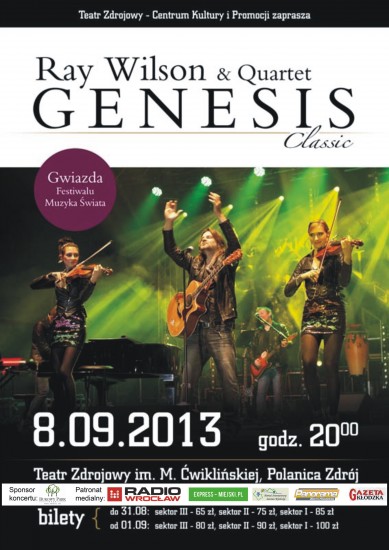 Ray Wilson wystąpi w Polanicy-Zdroju -