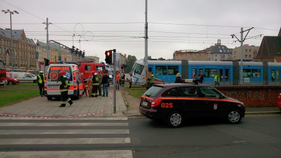 Zderzenie dwóch tramwajów (Foto) - fot. Dariusz Wieczorkowski