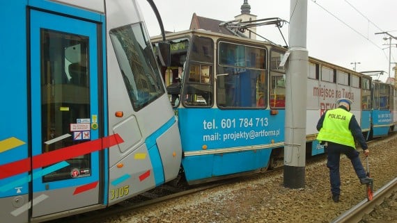 Zderzenie dwóch tramwajów (Foto) - 0