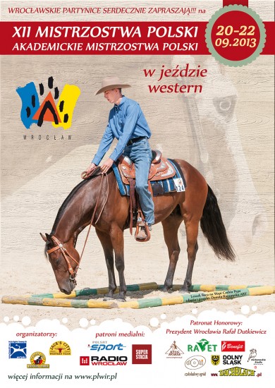 XII Mistrzostwa Polski oraz III Akademickie Mistrzostwa Polski w jeździe western - 