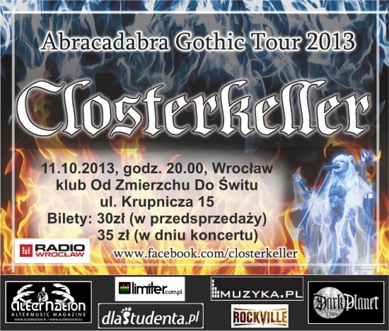 Closterkeller - Abracadabra Gothic Tour 2013 - 