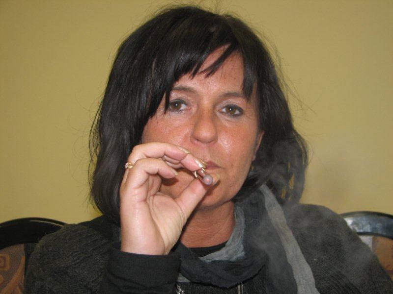 E-papierosy w pracy to problem - Agnieszka Gergont uważa, że e-papierosy nie szkodzą (Fot. Piotr Słowiński)