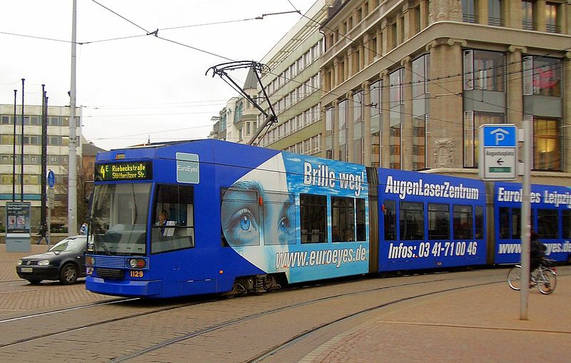 Jeśli nie metro to co? Pomysł zza Odry - Tramwaj w Lipsku, fot. Wikipedia