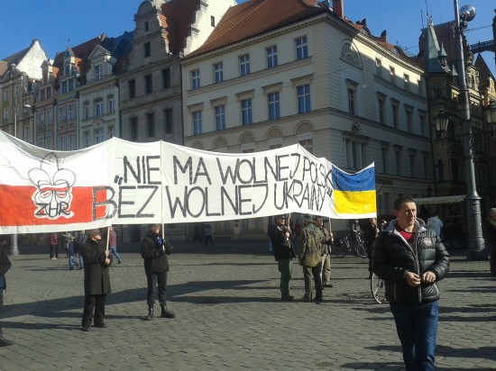 Wrocław solidarny z Ukrainą - fot. Przemek Gałecki