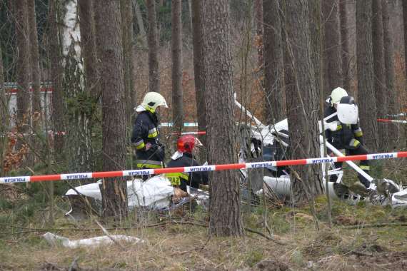 Wypadek lotniczy pod Lubinem (Foto) - 2