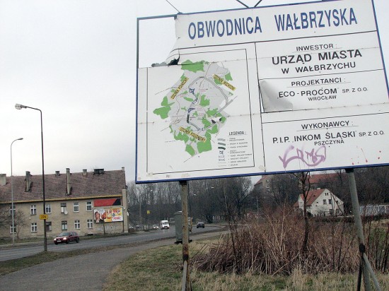 Szczyt absurdu w Wałbrzychu - fot. Michał Wyszowski