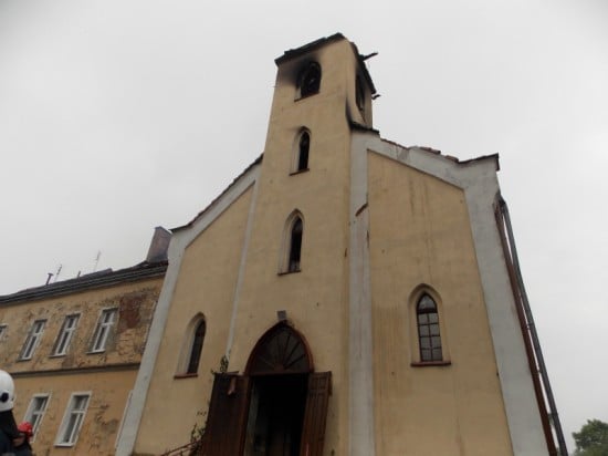 Trwa odbudowa kościoła w Oławie - fot. archiwum prw.pl