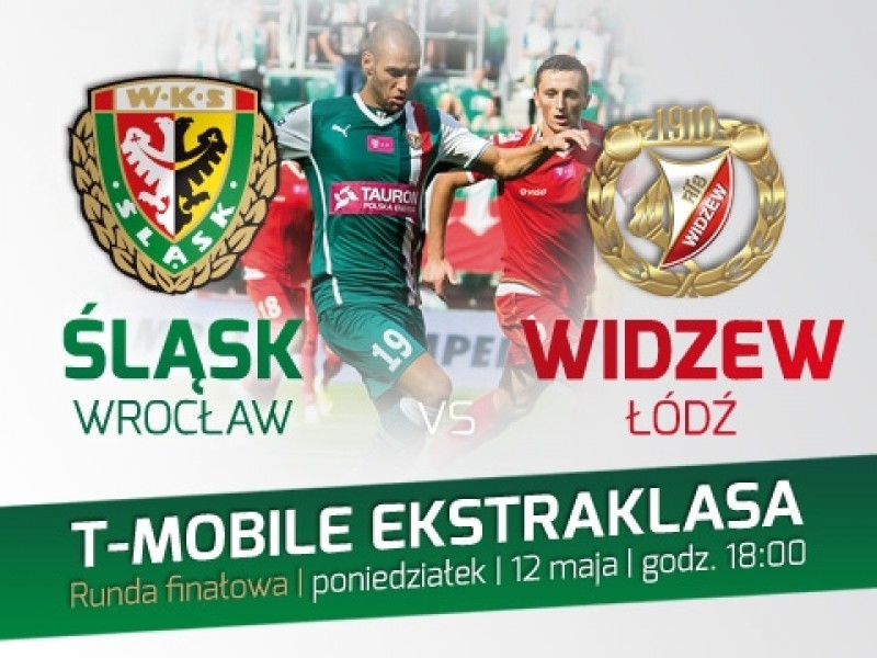 Śląsk Wrocław gra z Widzewem Łódź (RELACJA) -