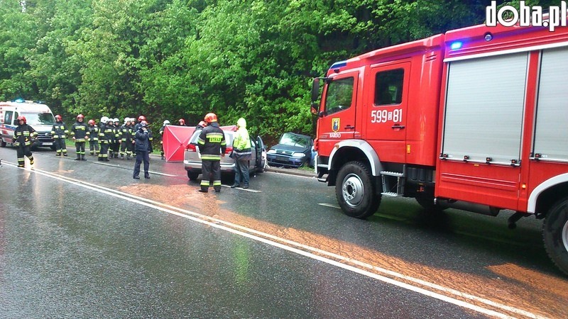 Śmiertelny wypadek na DK 8 - fot. doba.pl