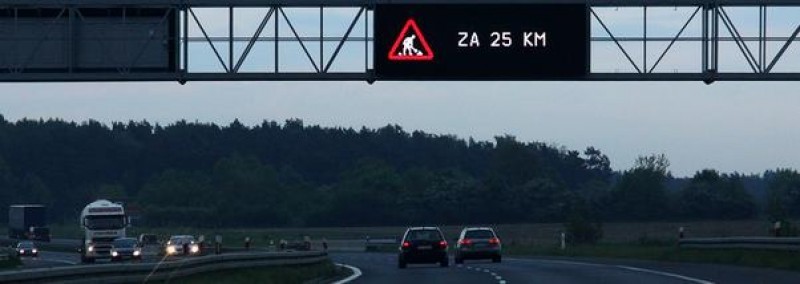 Tablice świetlne na A4 do wymiany - fot. GDDKiA