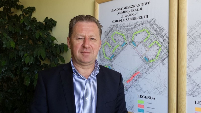 Chcą wyrzucić ze spółdzielni emerytów - Mirosław Garbowski - prezes JSM (Fot. Piotr Słowiński/Radio Wrocław)