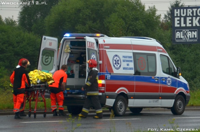 Tragiczny wypadek w drodze na Nowe Horyzonty - Fot. Kamil Czereba/Wrocław112