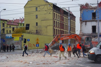 Komunikacyjny paraliż w centrum Wrocławia (Zobacz) - 0